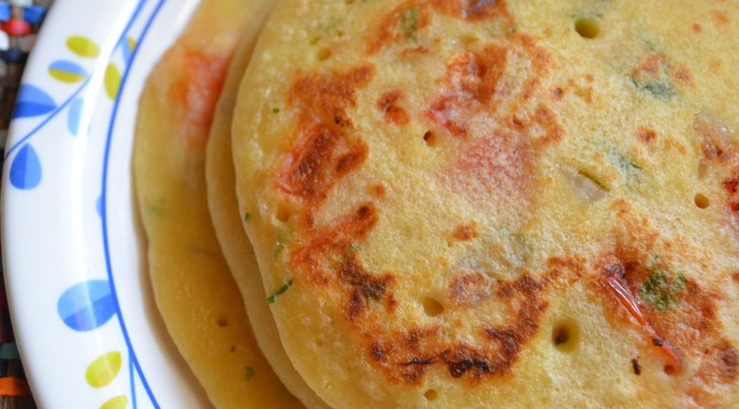 Eggless Tomato Omelette