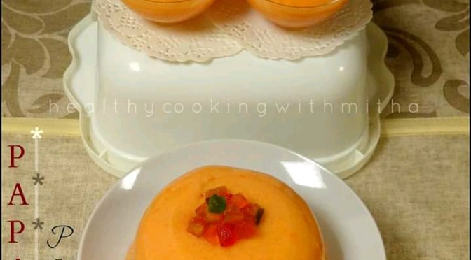 Easy Papaya pudding