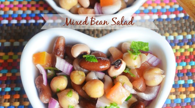 Mixed bean salad