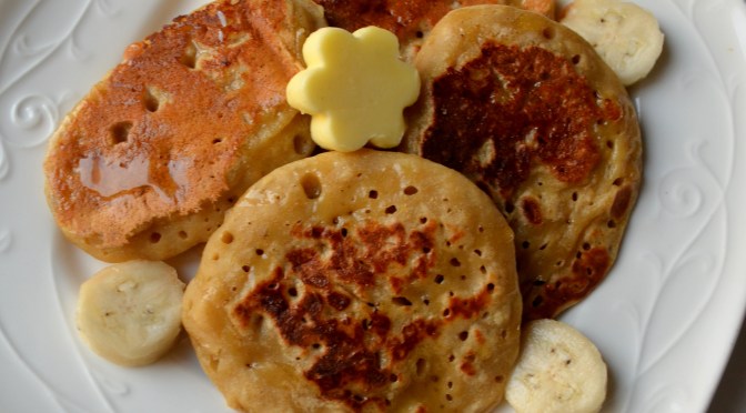 Wheat Banana pancakes | Snack idea for kids