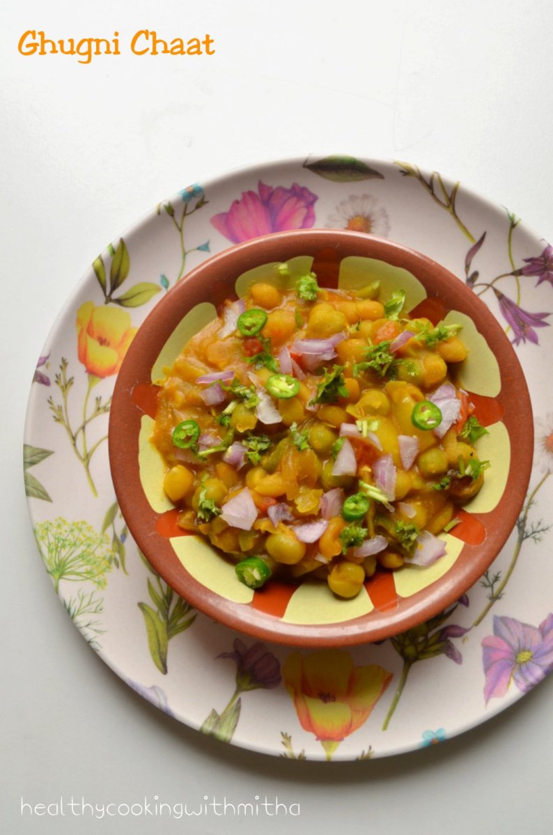 Ghugni | Bengali Matar Ghugni | Peas curry/chaat | Healthy cooking with ...