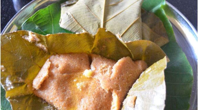 Ponsa mudho |Ripe Jackfruit sweet idli Konkani style